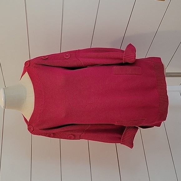 Jones New York Sport large pink oversized sweater with bateau (boat) neck - Picture 1 of 3